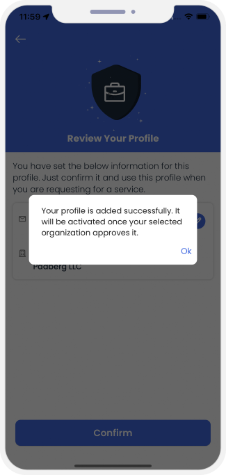 review your Profile