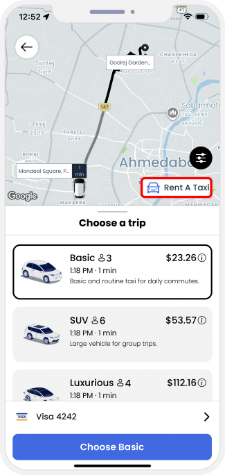 taxi rentals