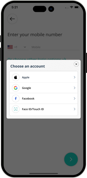 Select booking location