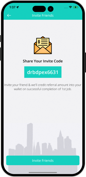 invite friends to download app
