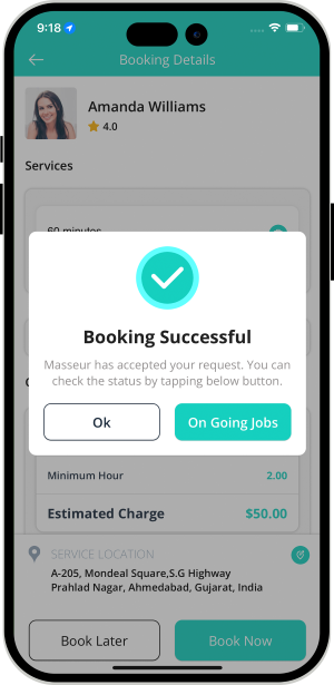 Select booking location