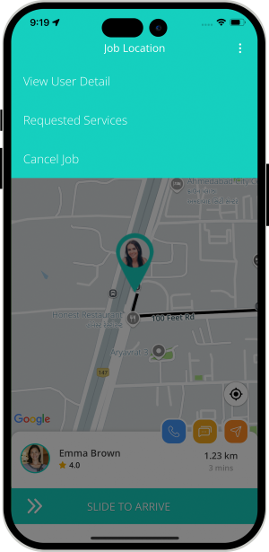 provider manage work location