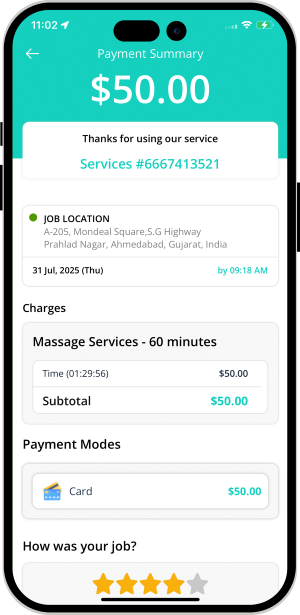 Select booking location