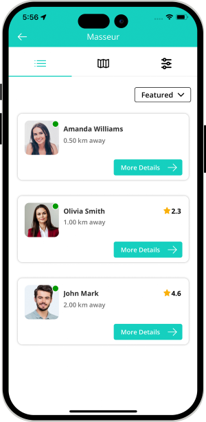 choose service categories