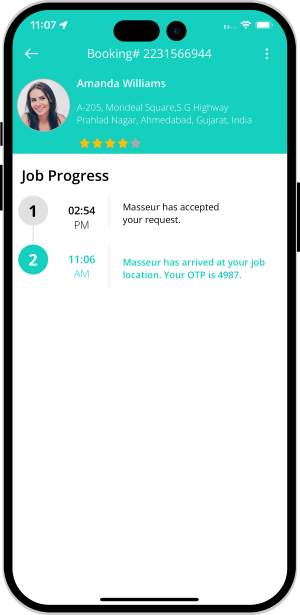 OTP Verification to Start the Job