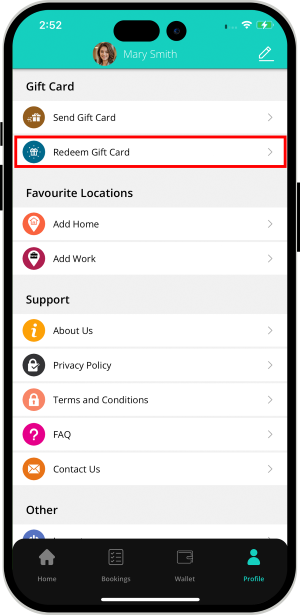 choose service categories