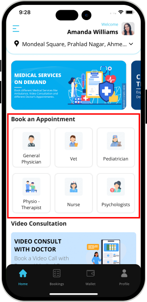 choose service categories