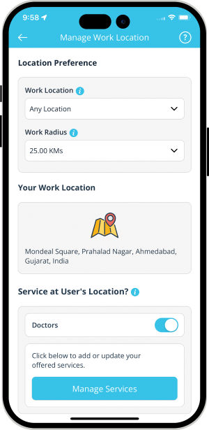 Medical Expert manage work location