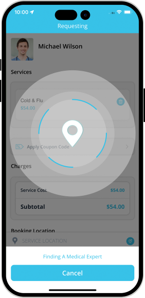 Select booking location
