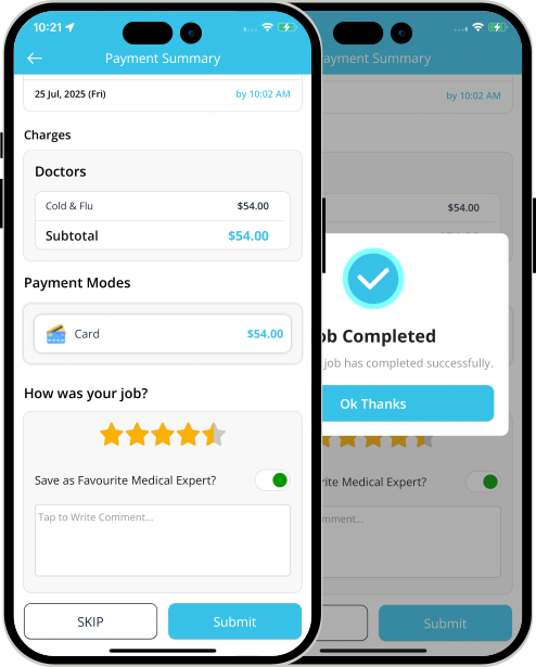 Select booking location