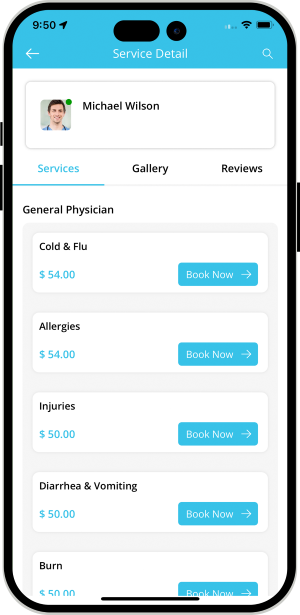 choose service categories