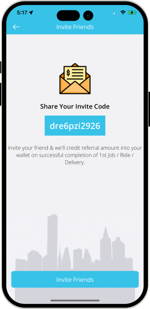 user and Medical Experts upload their bank details and invite friends to download app
