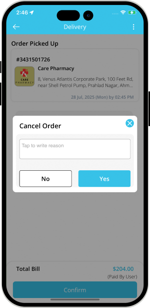 Order Cancellation