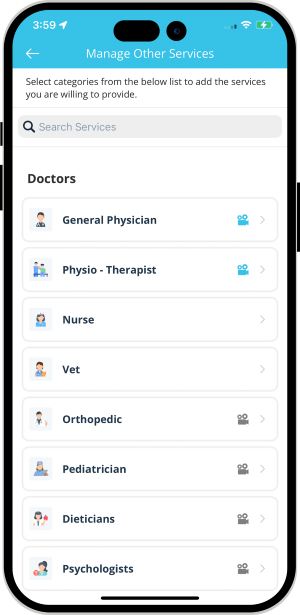 choose sub categories
