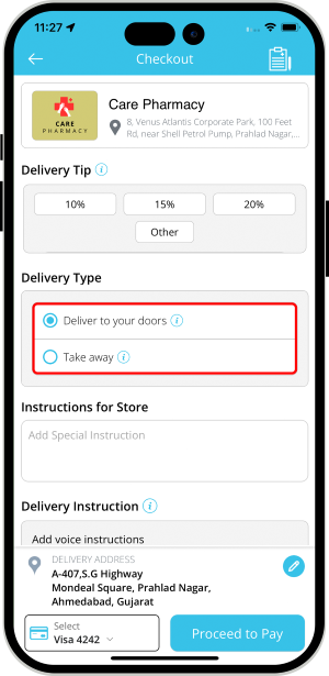 user confirm order to check out