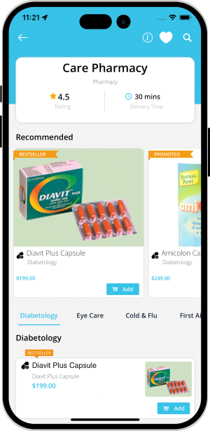 user order dashboard