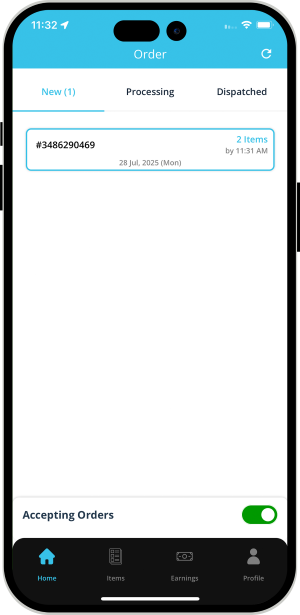 Store sliding onine availability