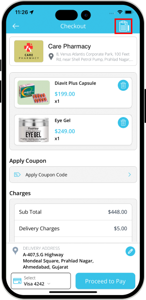 use choose payment method