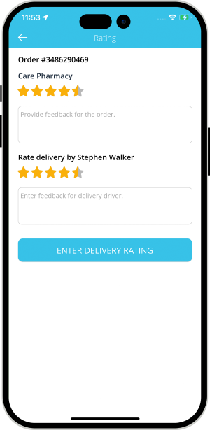 user see the status of the driver