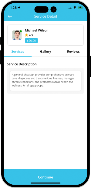 choose service categories