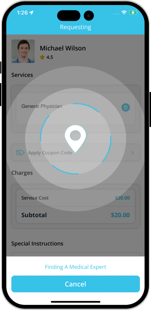 Select booking location