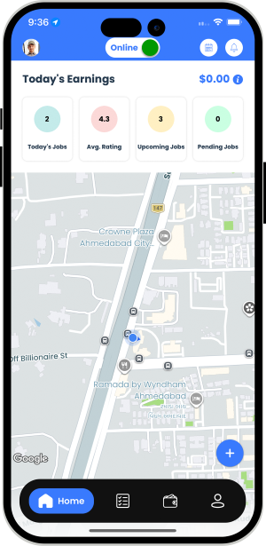 Select booking location