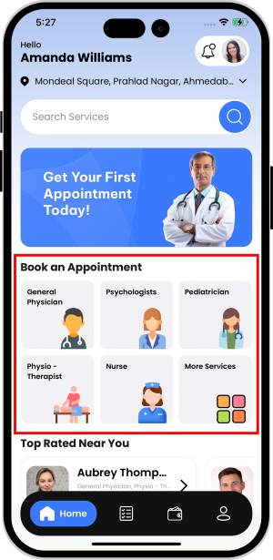 choose service categories