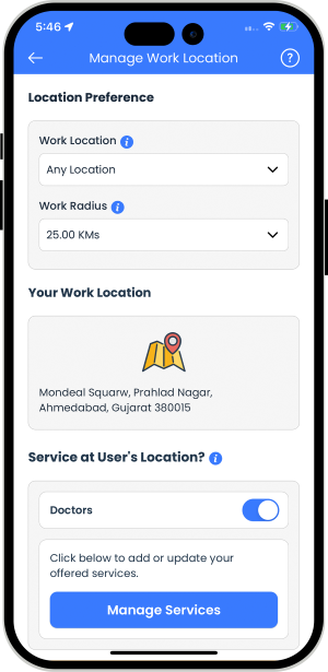 Medical Expert manage work location