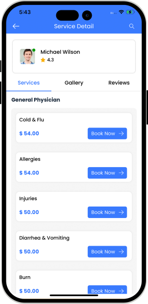 choose service categories