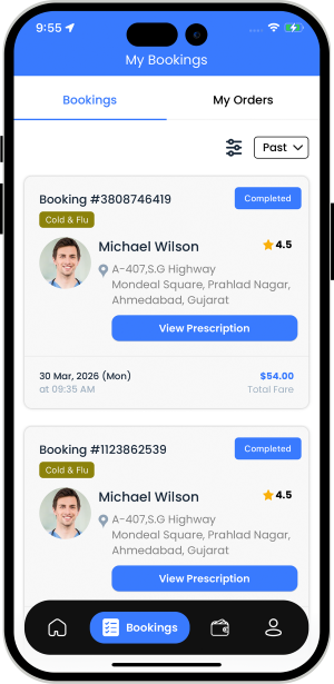 Select booking location