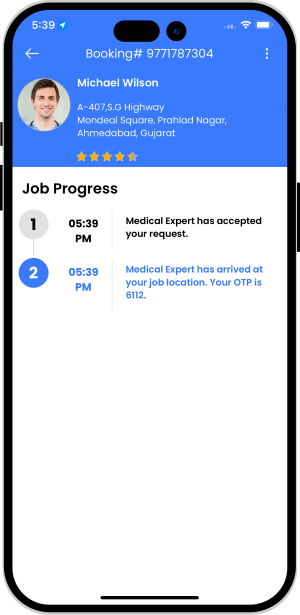 OTP Verification to Start the Job