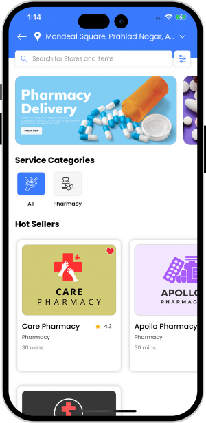 choose service categories