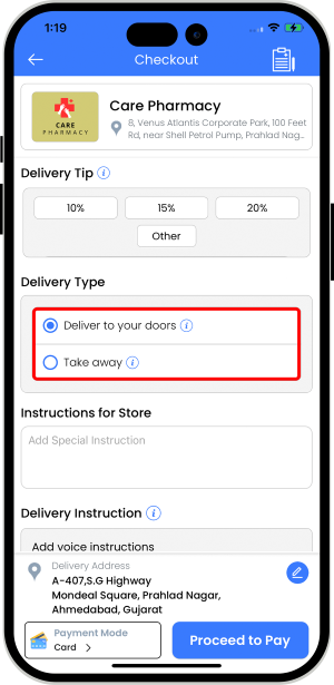 user confirm order to check out