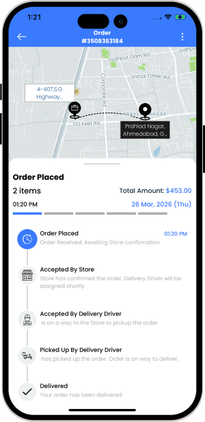 user track the order