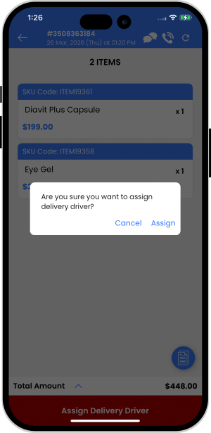 assign driver