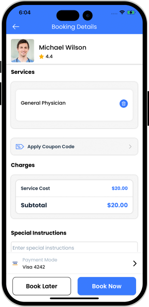 choose service categories
