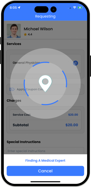 Select booking location