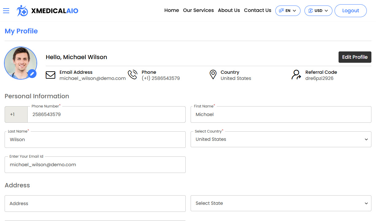 Provider profile