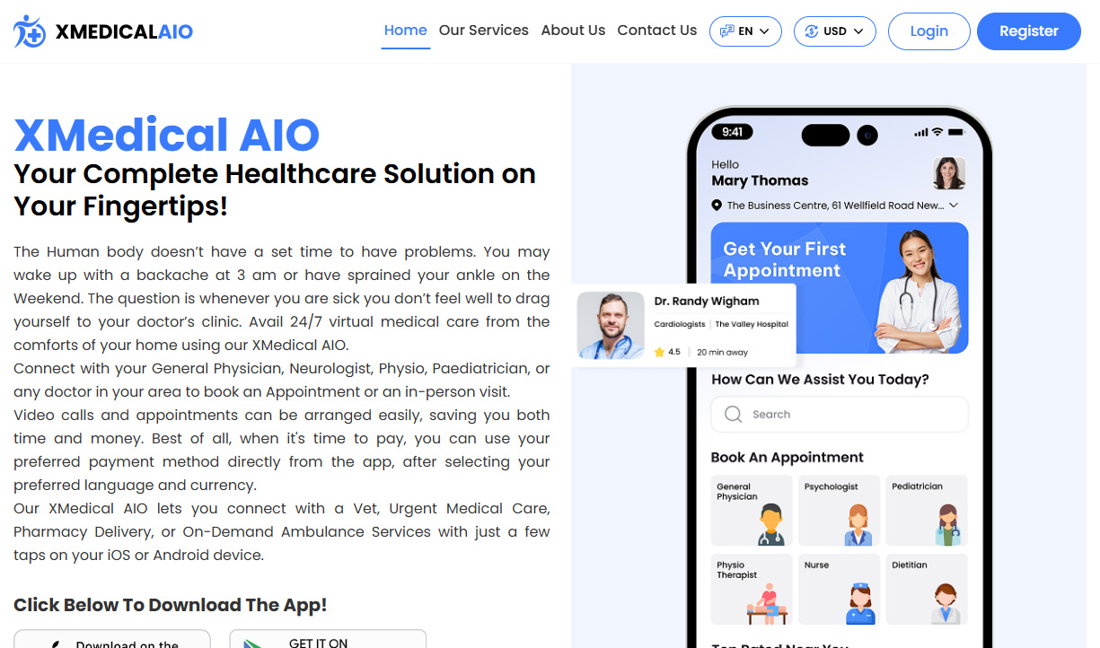 Website Home Page