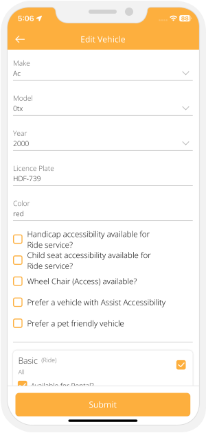 Add Vehicle