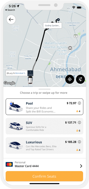 carpooling feature