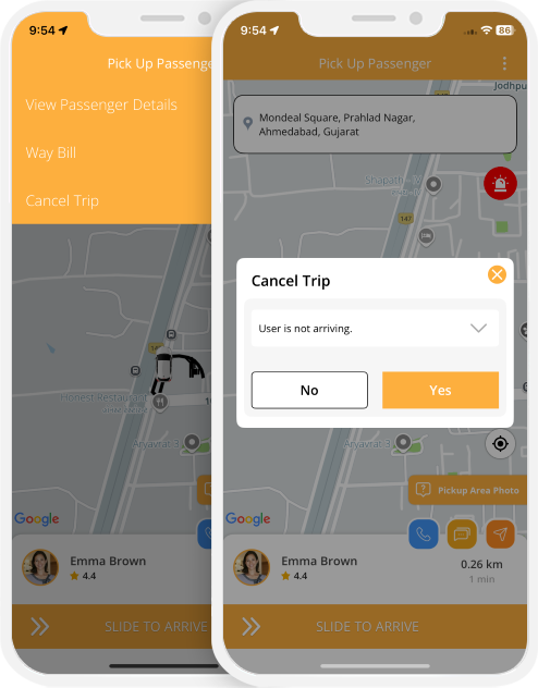 driver cancel trip