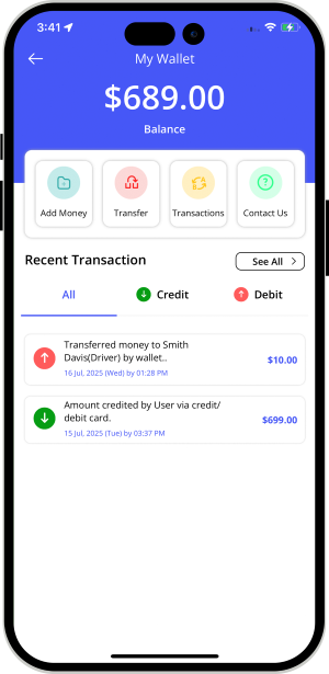 Wallet Recent Transation