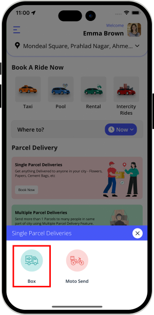 choose service categories