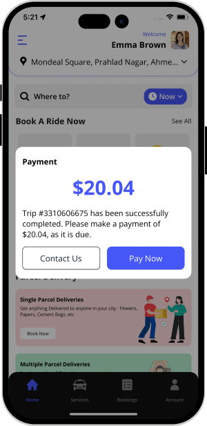 Select booking location