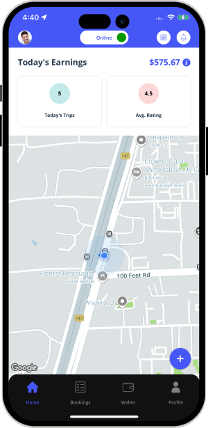 Select booking location