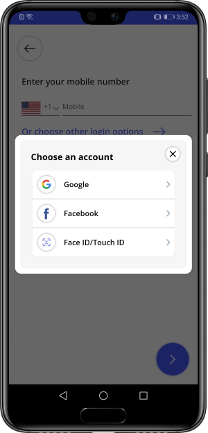 Select booking location