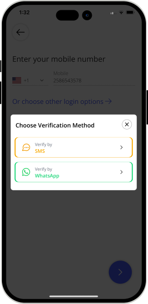 Select booking location