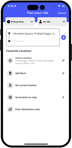 choose service categories