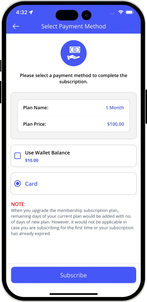 Select Payment Method